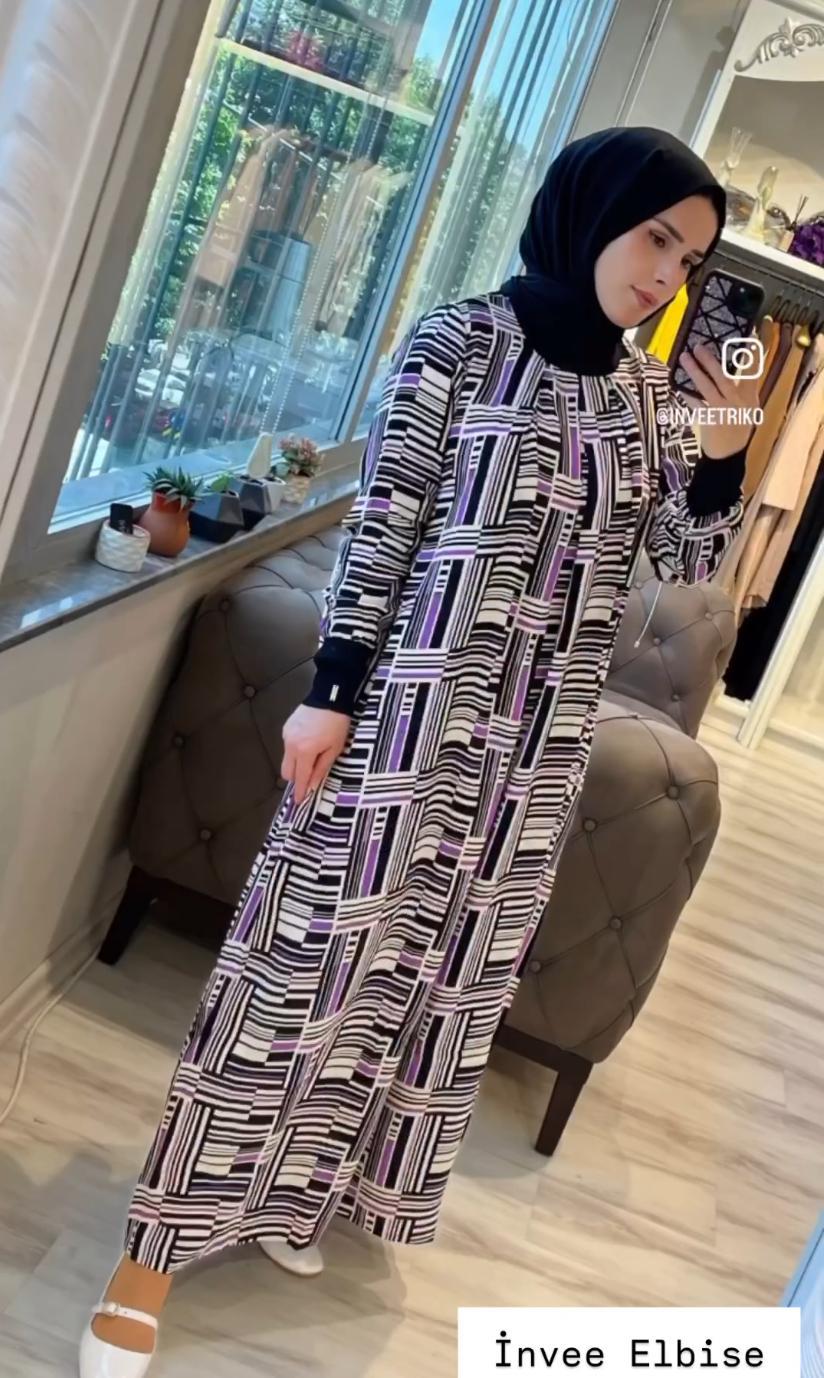 İNVEE VİSKON ELBİSE