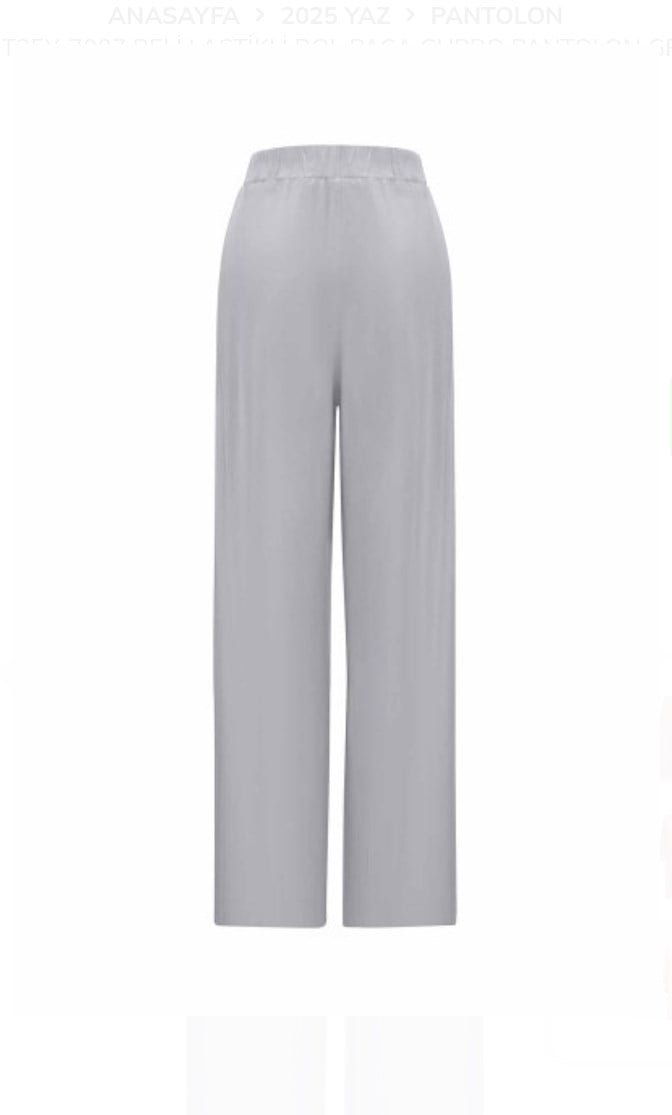 Missdalida İpek Kupra Bol Paça Pantolon