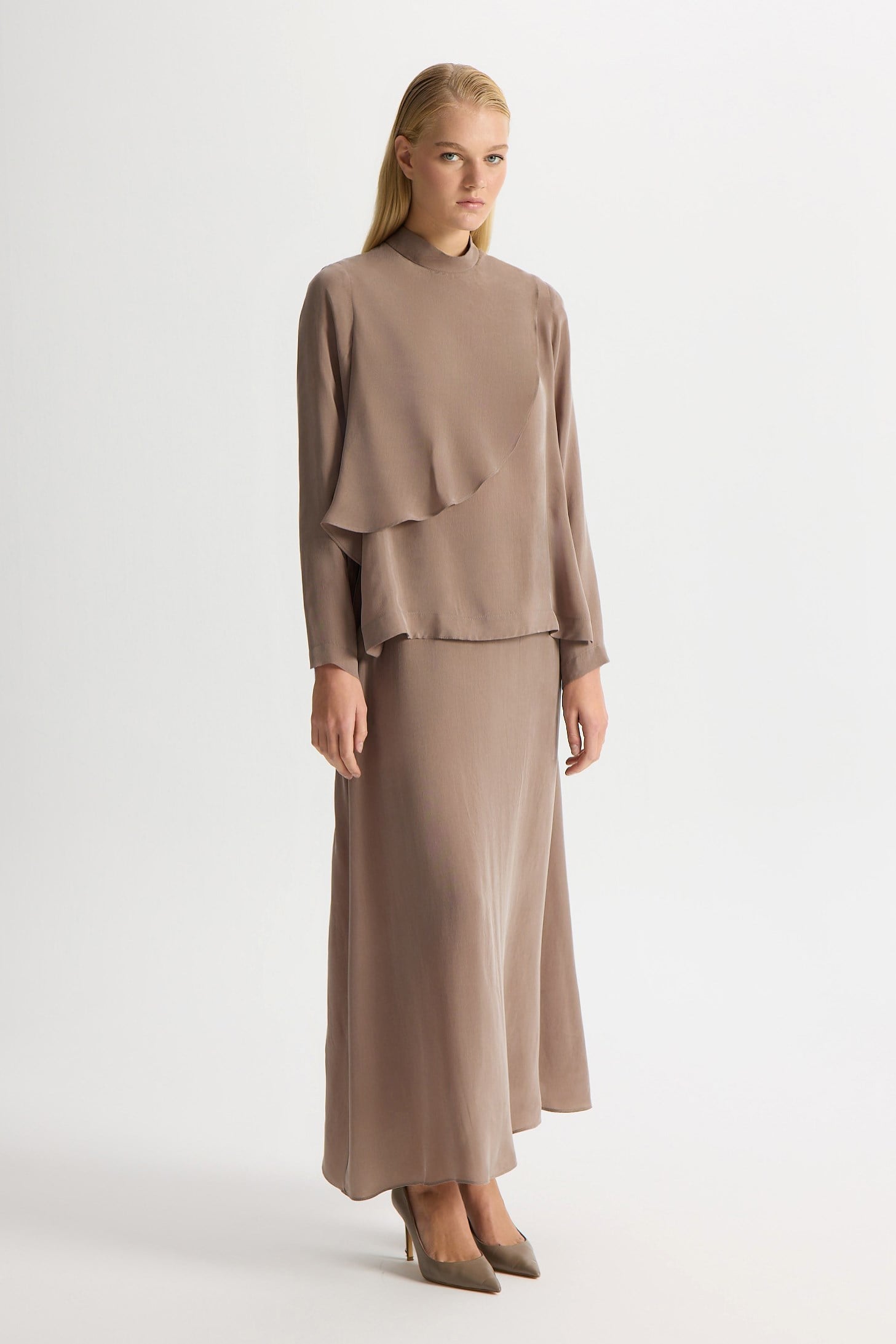 Missdalida İpek Kupra Tunik