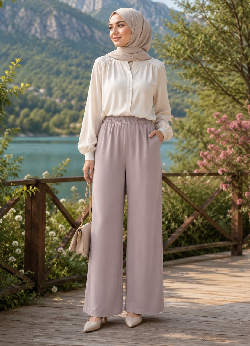 Missdalida Keten Pantolon