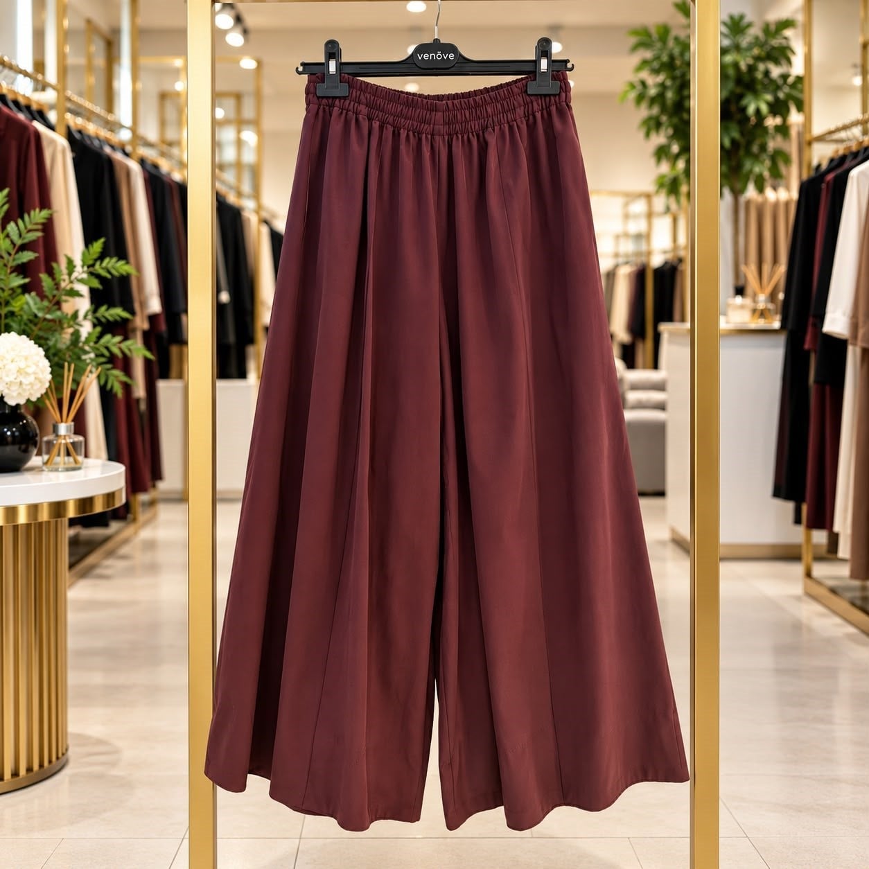 Venöve Soles Pantolon Bordo