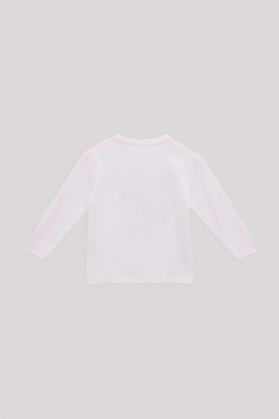 Beverly Hills Polo Club Erkek Çocuk Beyaz T-Shirt