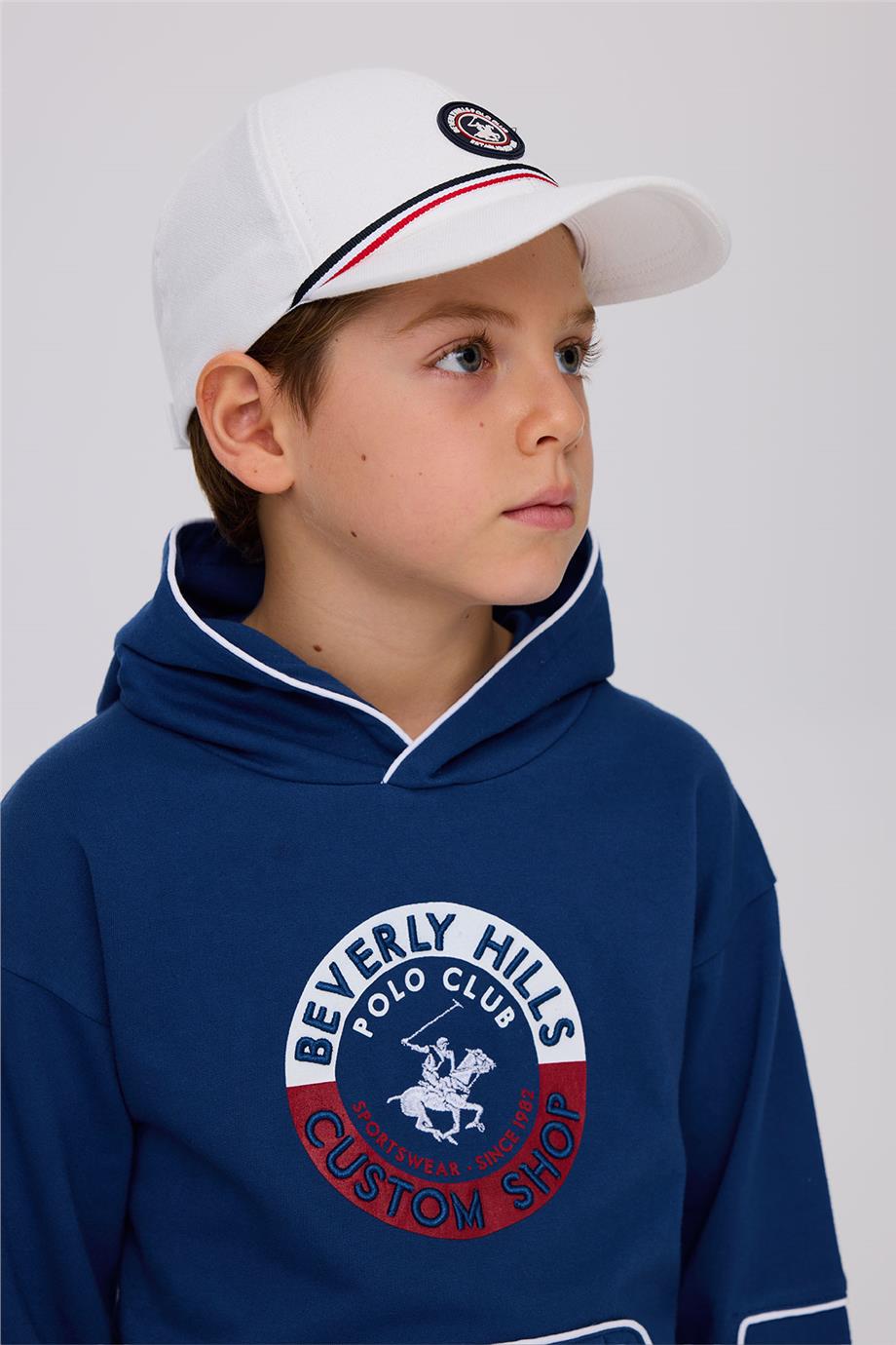 Beverly Hills Polo Club Erkek Çocuk Beyaz Şapka