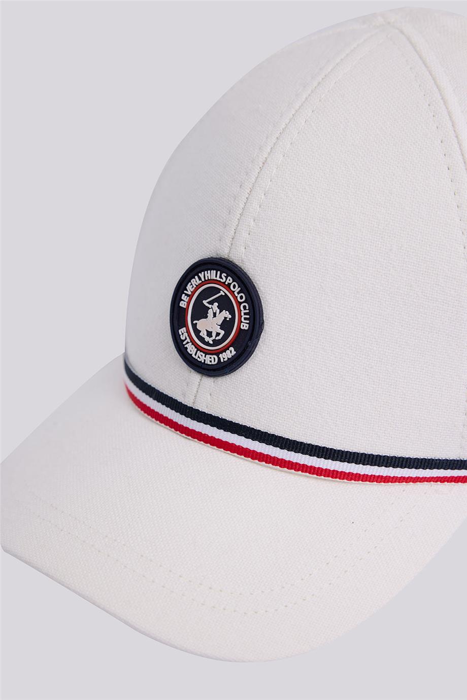Beverly Hills Polo Club Erkek Çocuk Beyaz Şapka