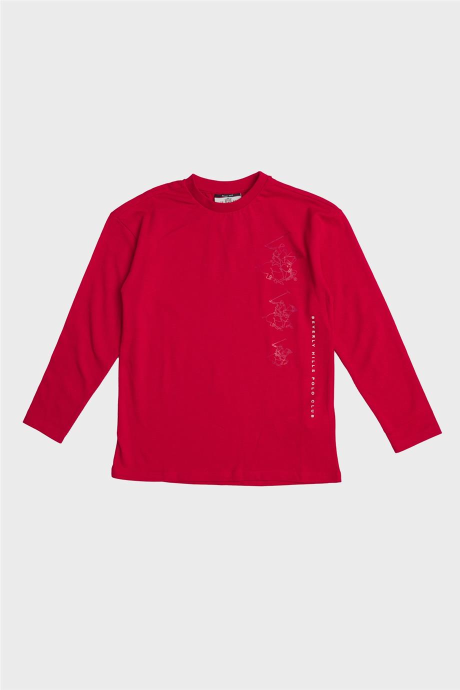 Beverly Hills Polo Club Erkek Çocuk Bordo T-Shirt