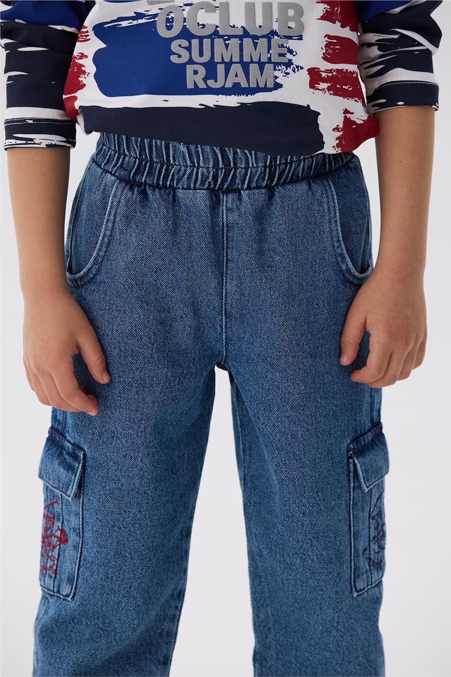 Beverly Hills Polo Club Erkek Çocuk Denim Pantolon