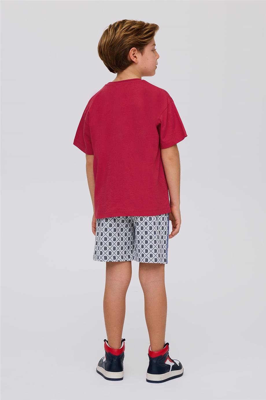 Beverly Hills Polo Club Erkek Çocuk Kırmızı Tshirt