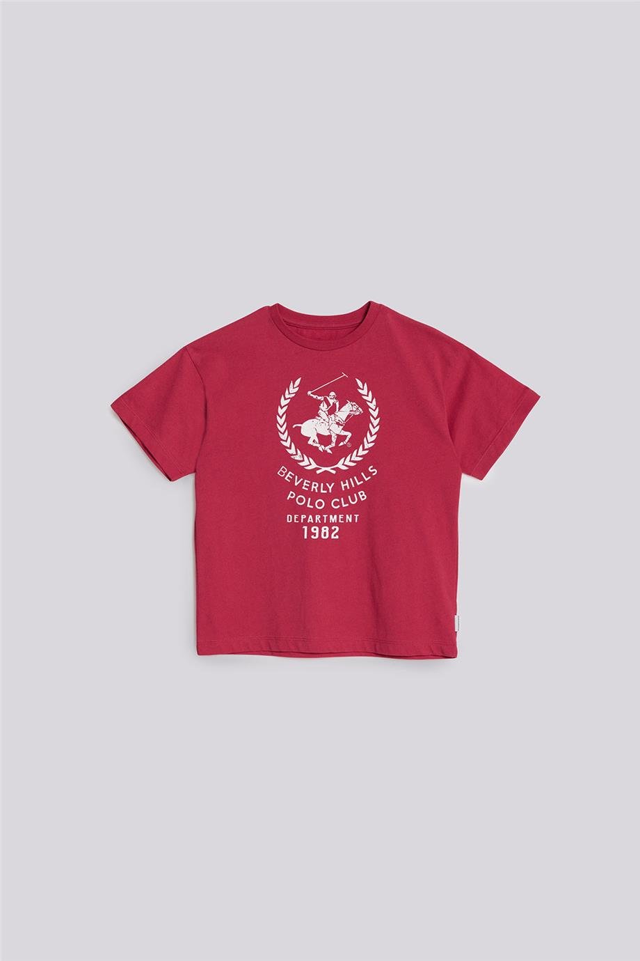 Beverly Hills Polo Club Erkek Çocuk Kırmızı Tshirt