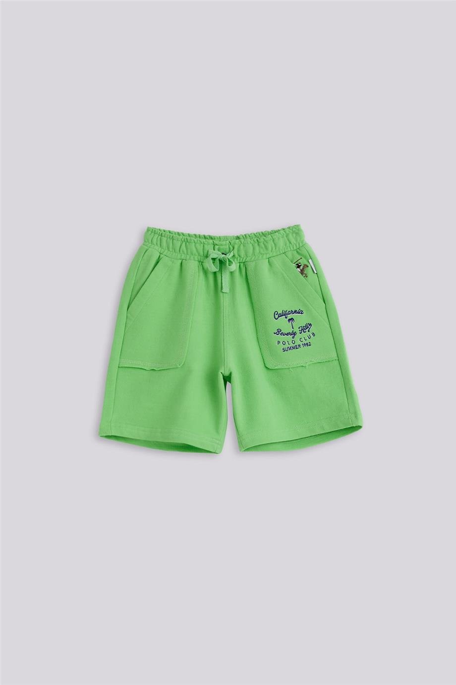 Beverly Hills Polo Club Erkek Çocuk Yeşil Şort