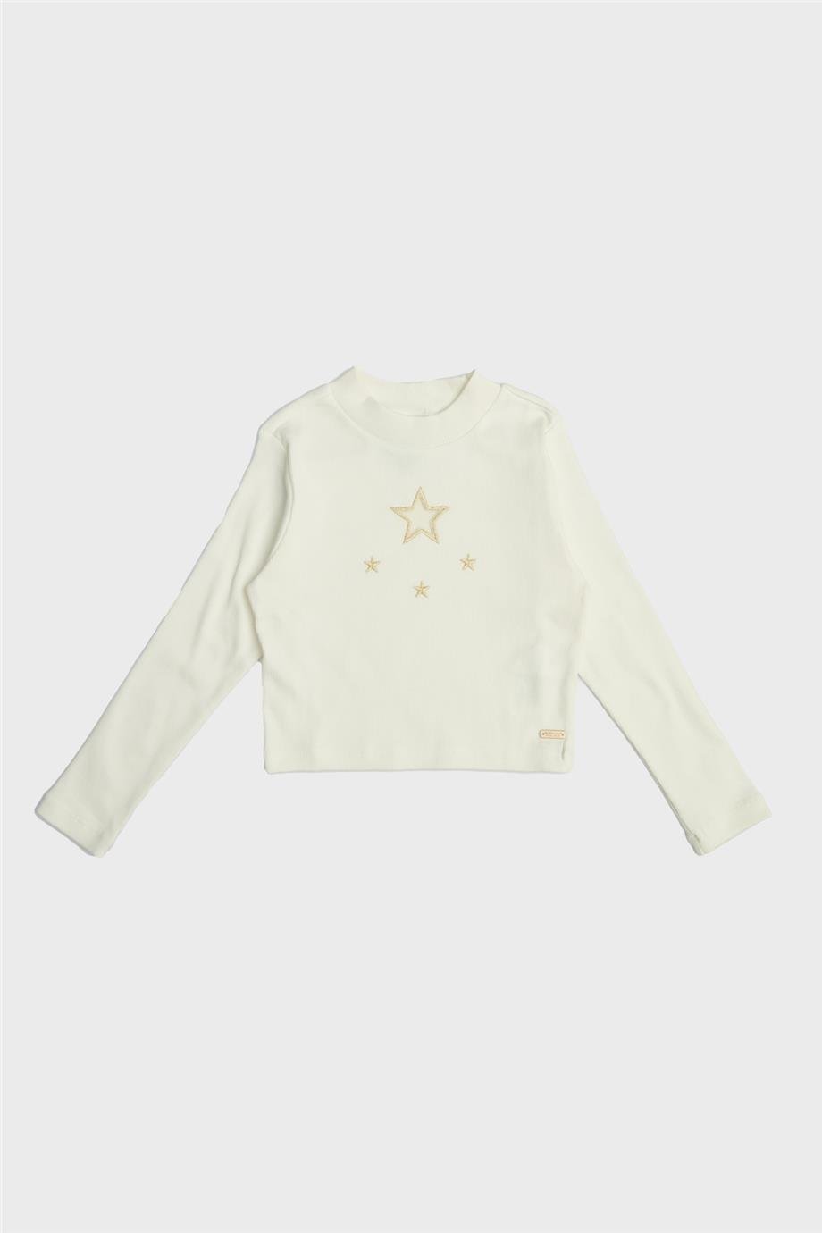 Beverly Hills Polo Club Kız Çocuk Ekru Sweatshirt