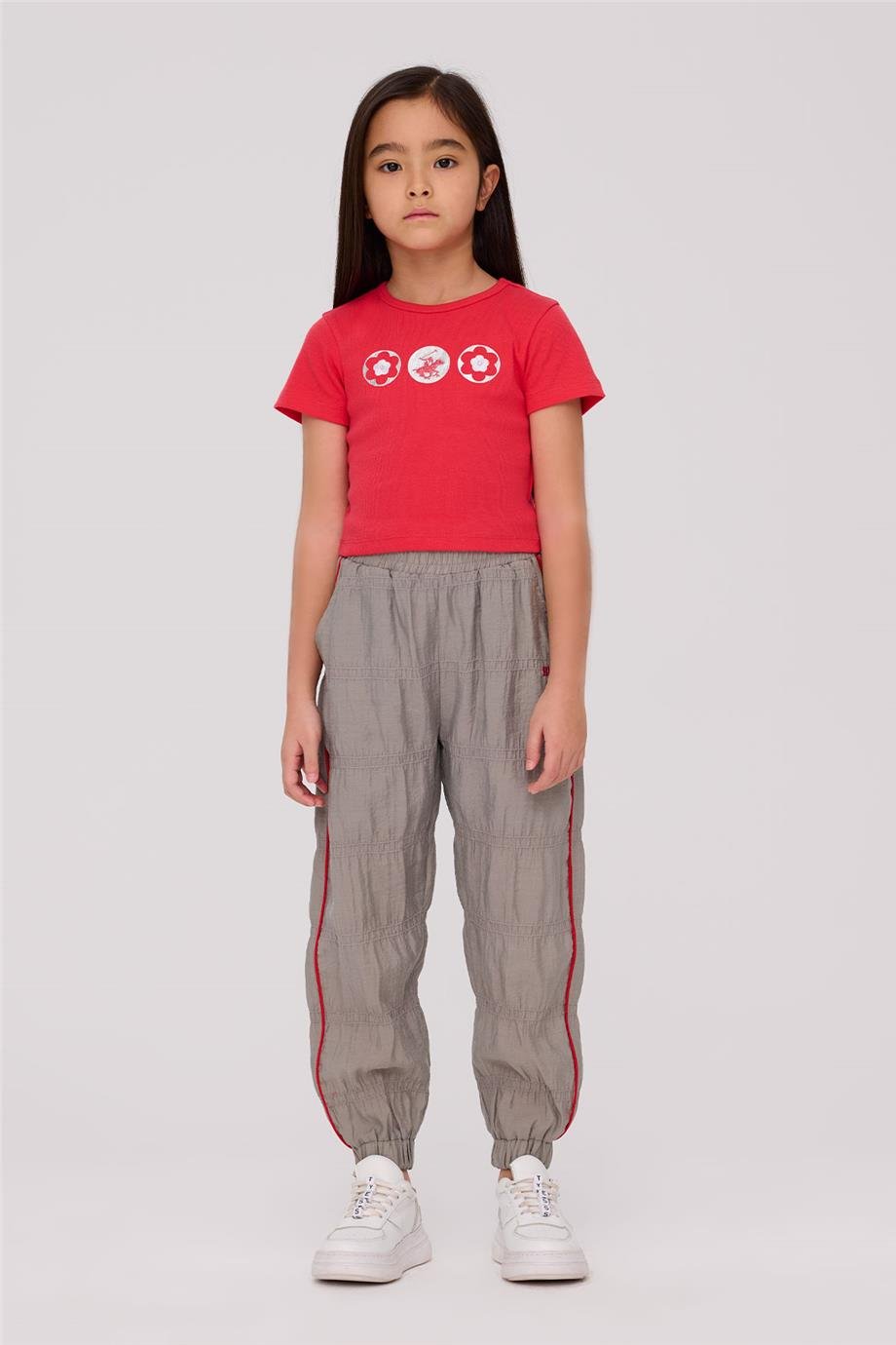 Beverly Hills Polo Club Kız Çocuk Kırmızı Tshirt