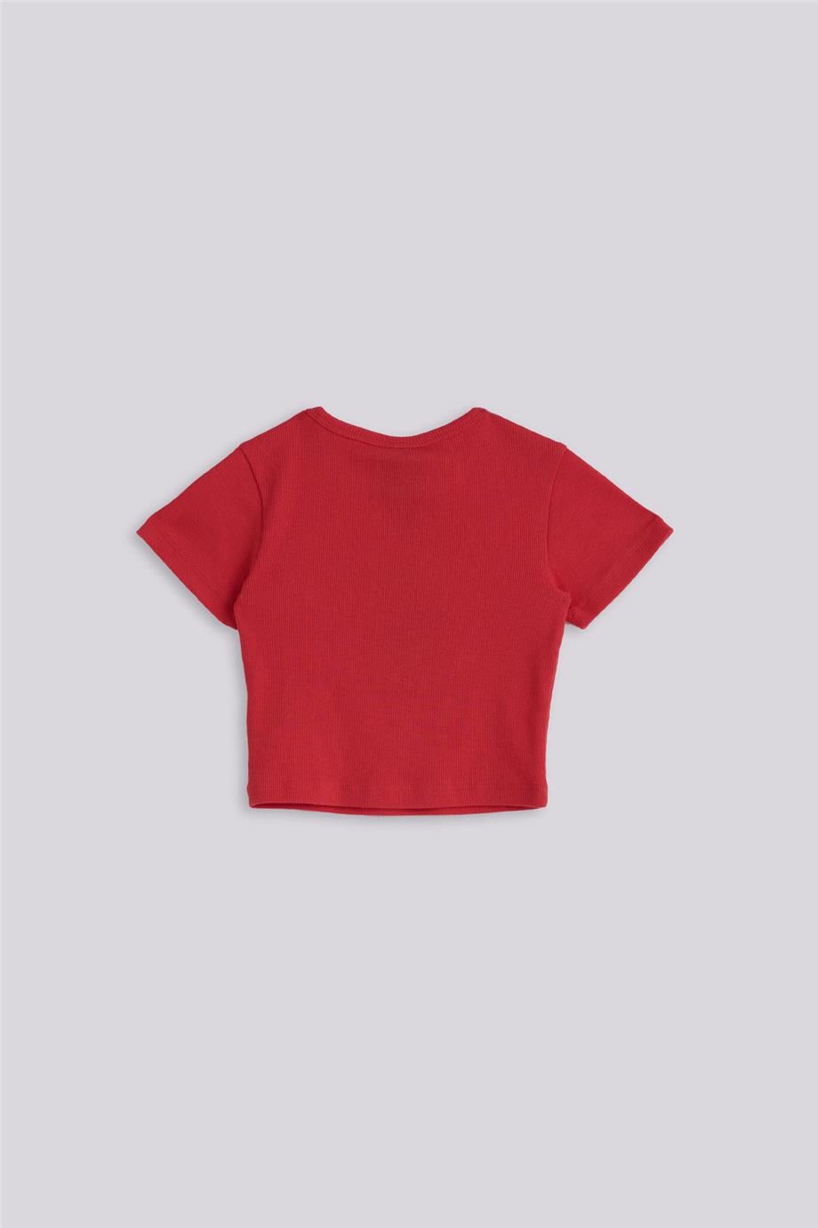 Beverly Hills Polo Club Kız Çocuk Kırmızı Tshirt