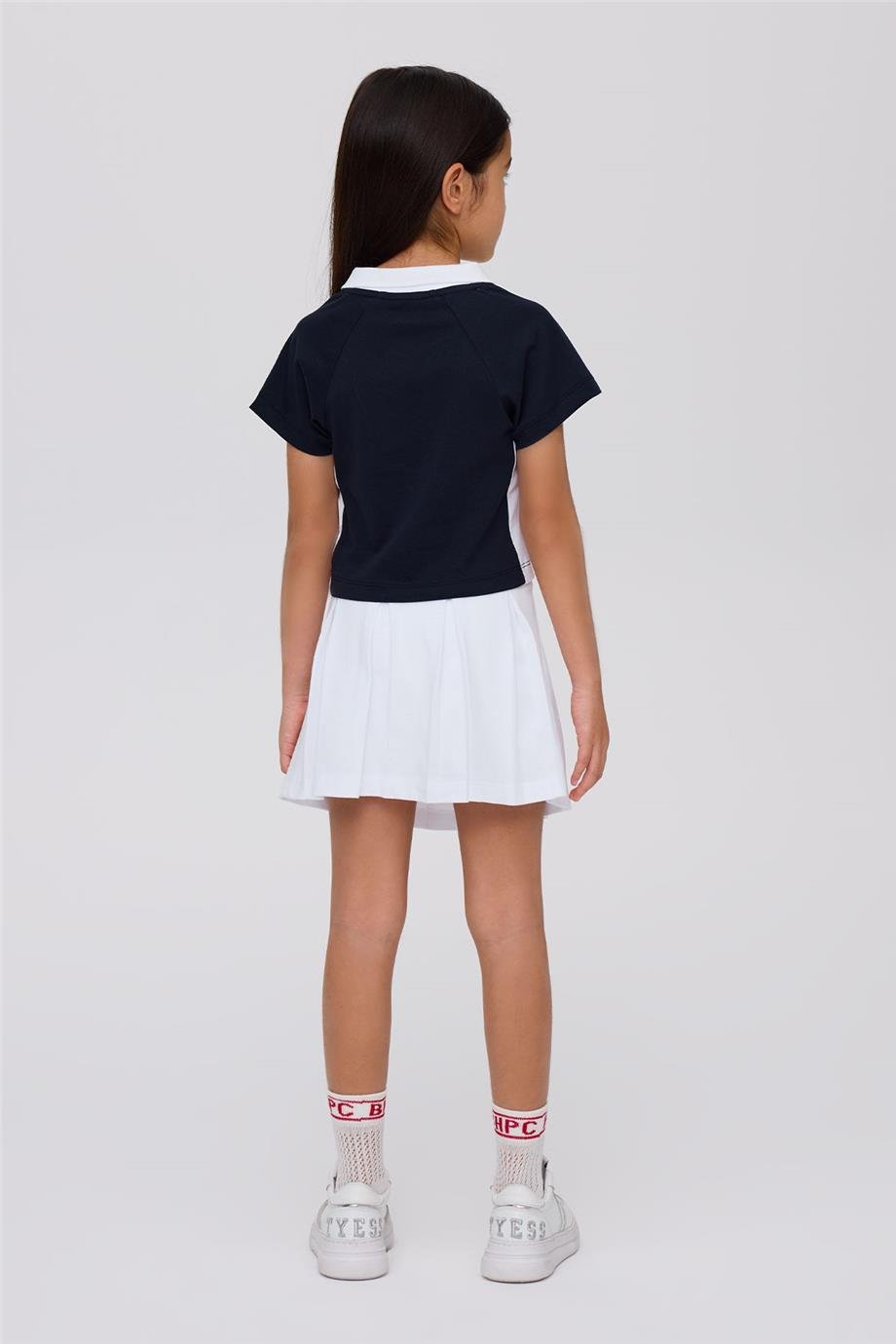 Beverly Hills Polo Club Kız Çocuk Lacivert Tshirt
