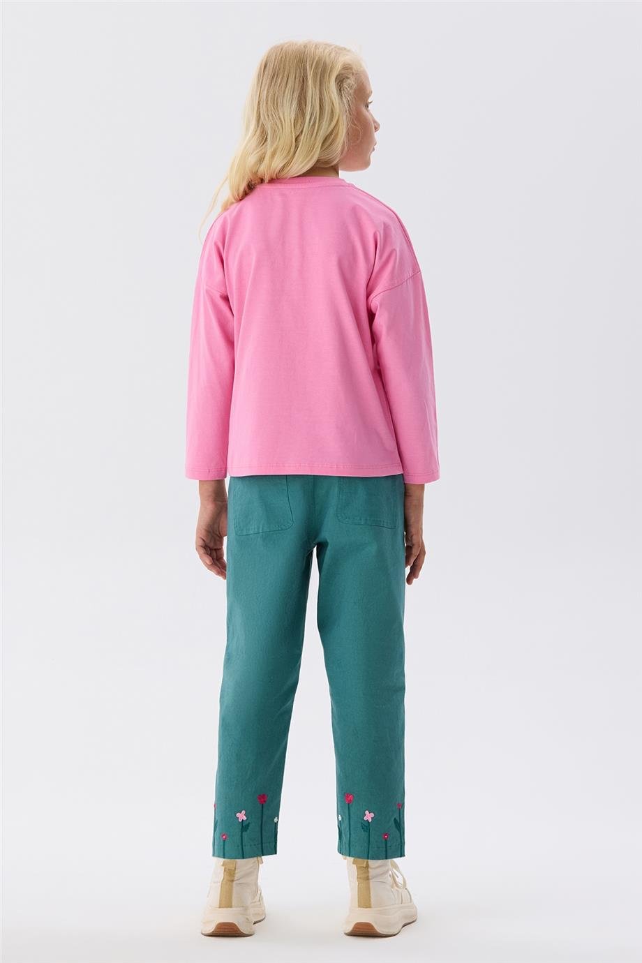Beverly Hills Polo Club Kız Çocuk Pembe T-Shirt