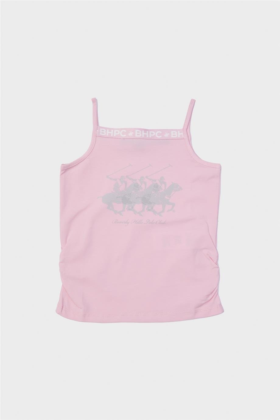 Beverly Hills Polo Club Kız Çocuk Pembe Atlet