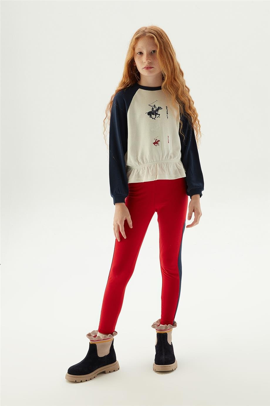Beverly Hills Polo Club Kız Çocuk Renkli Sweatshirt