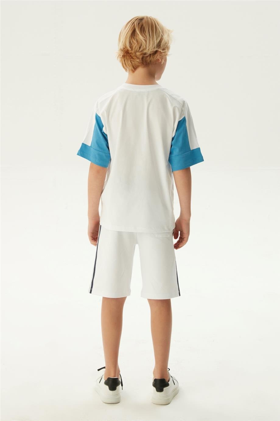 Bikkembergs Erkek Çocuk Beyaz T-Shirt
