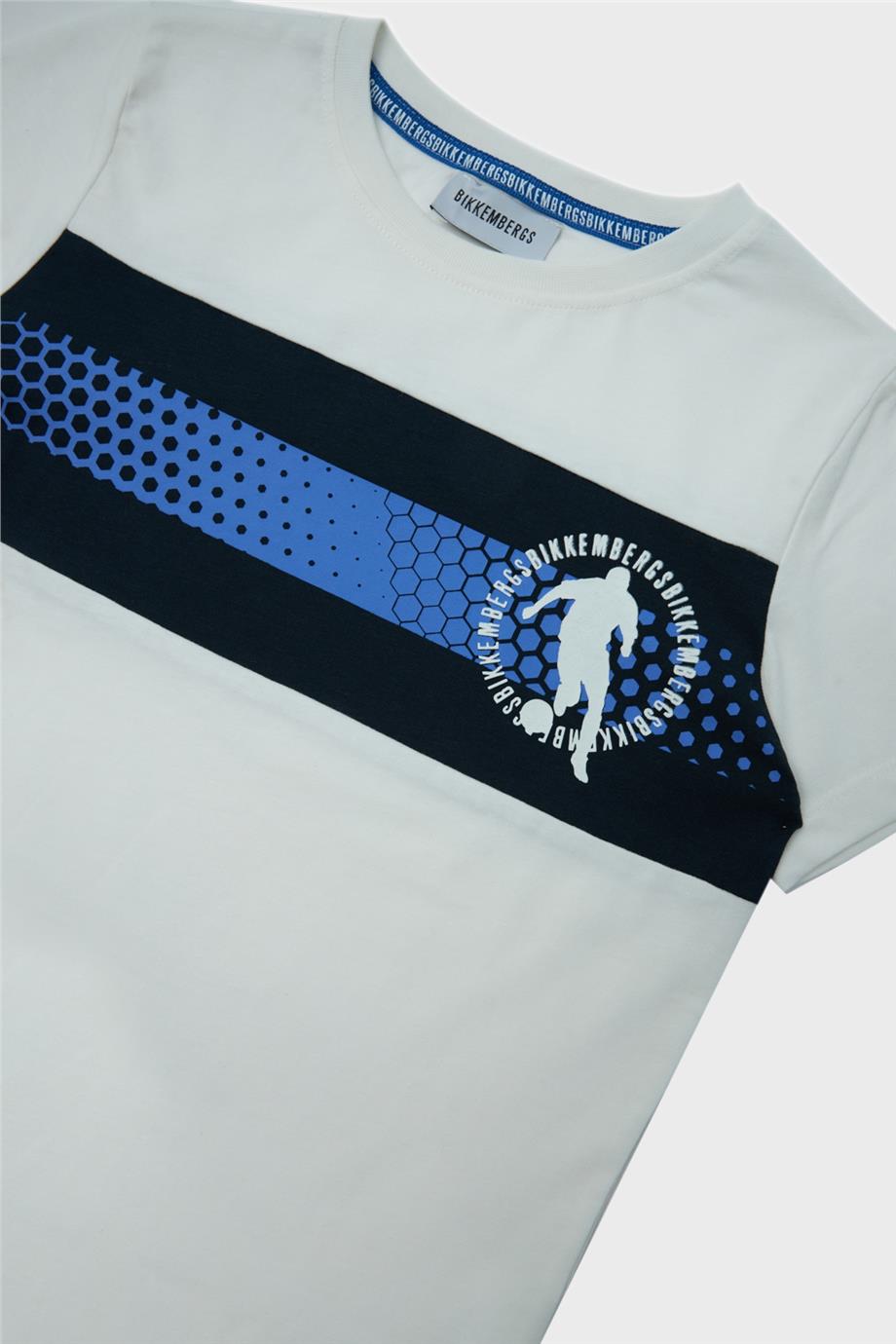 Bikkembergs Erkek Çocuk Beyaz T-Shirt