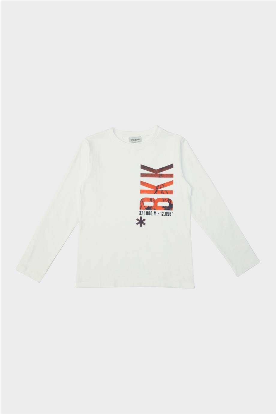Bikkembergs Erkek Çocuk Beyaz T-Shirt