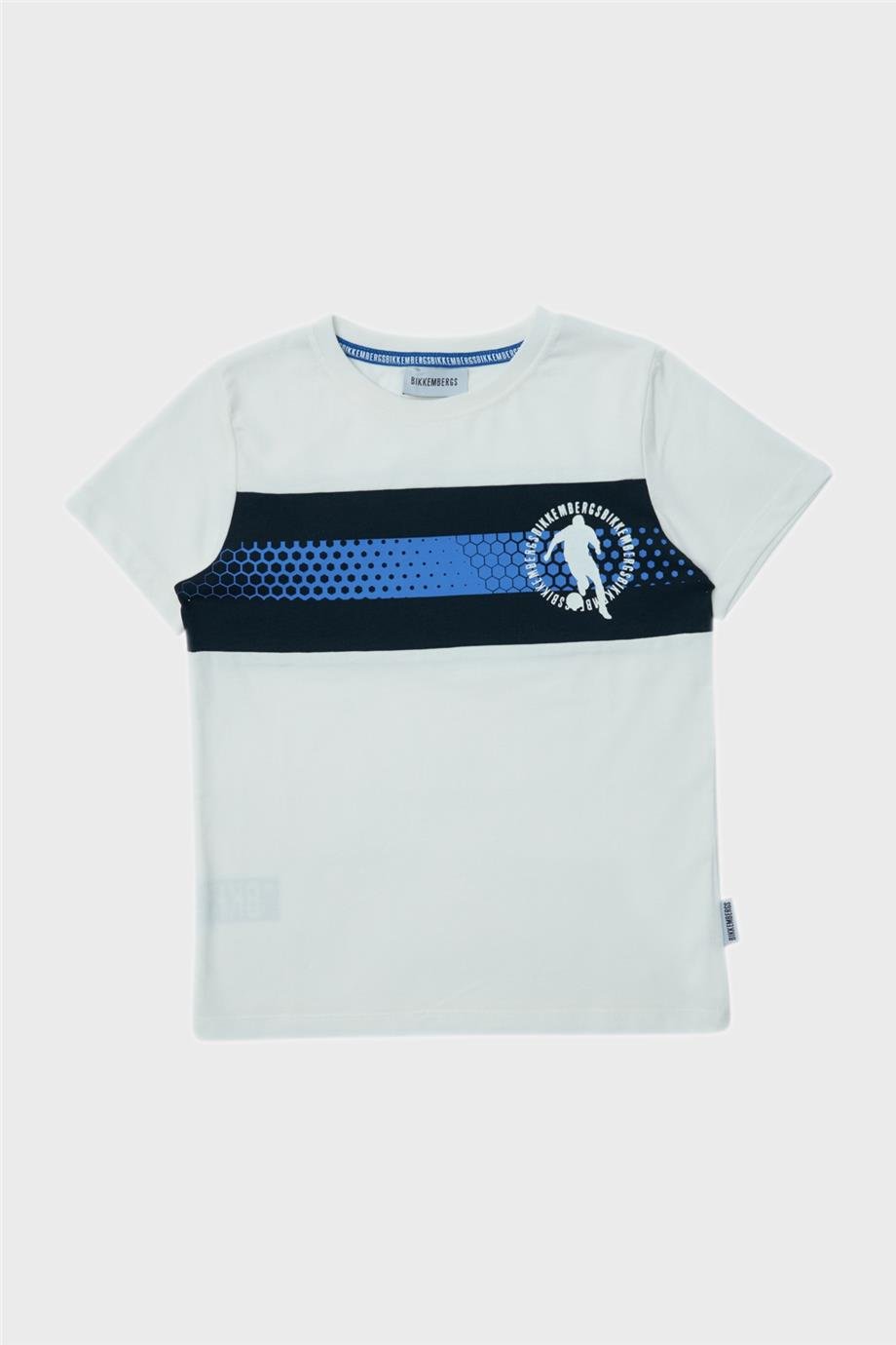 Bikkembergs Erkek Çocuk Beyaz T-Shirt