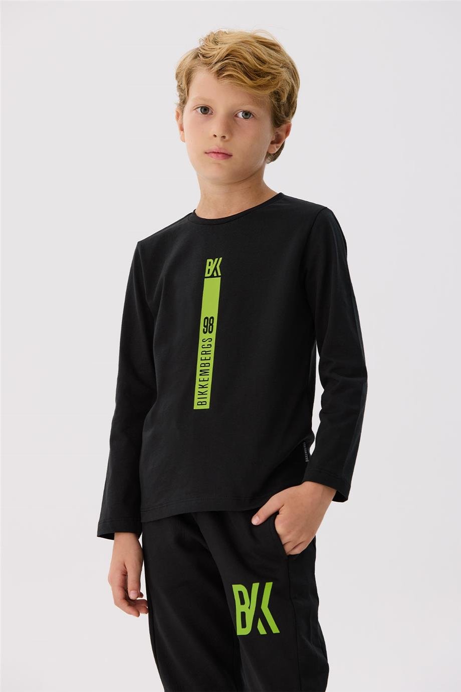 Bikkembergs Erkek Çocuk Siyah T-Shirt