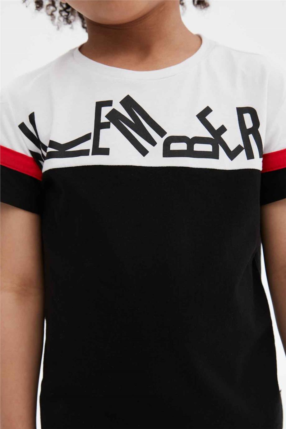 Bikkembergs Erkek Çocuk Siyah T-Shirt