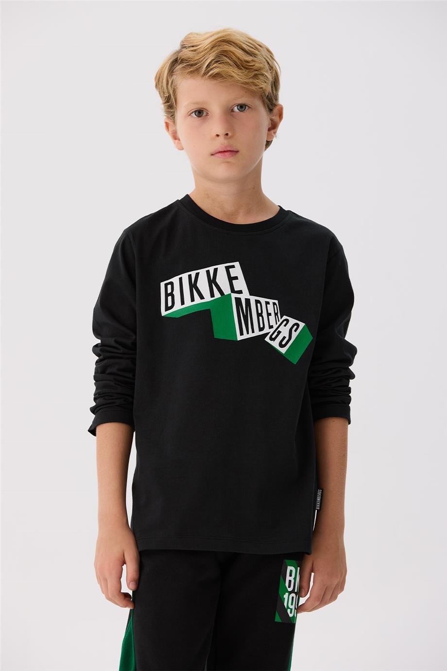 Bikkembergs Erkek Çocuk Siyah T-Shirt