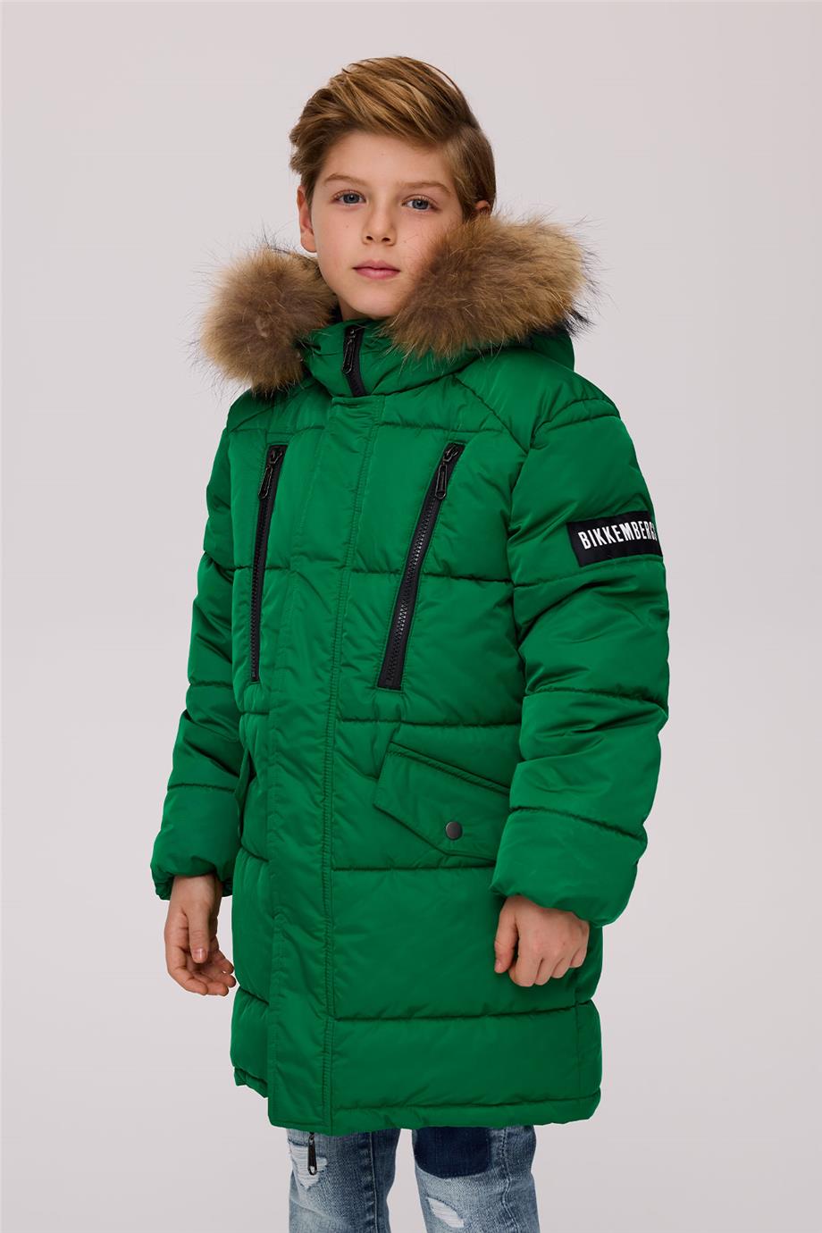Bikkembergs Erkek Çocuk Yeşil Mont