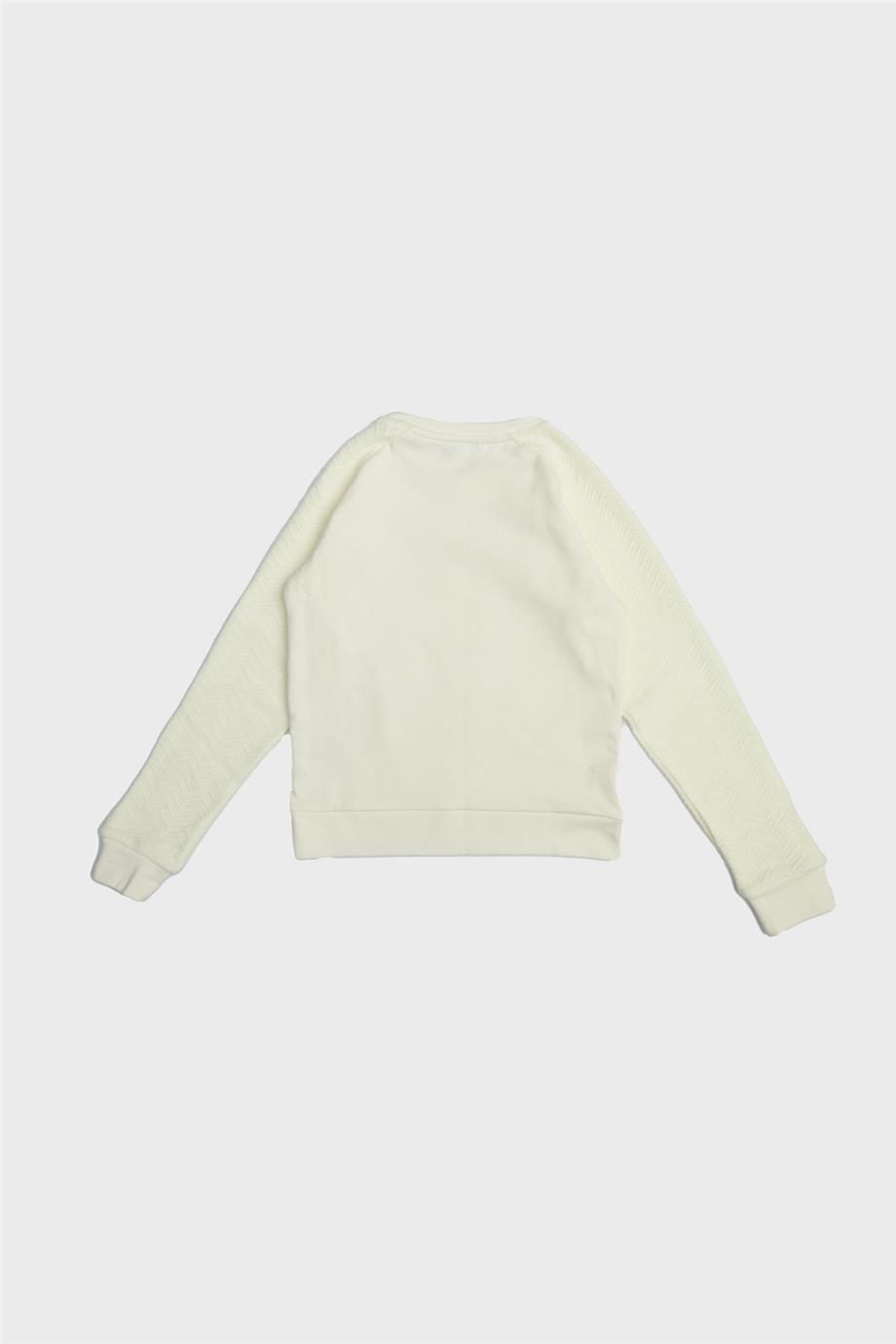 Fracomina Kız Çocuk Beyaz Sweatshirt