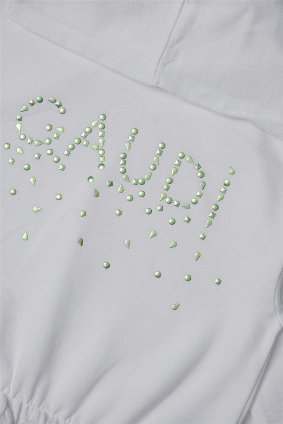 Gaudi Kız Çocuk Beyaz Sweatshirt