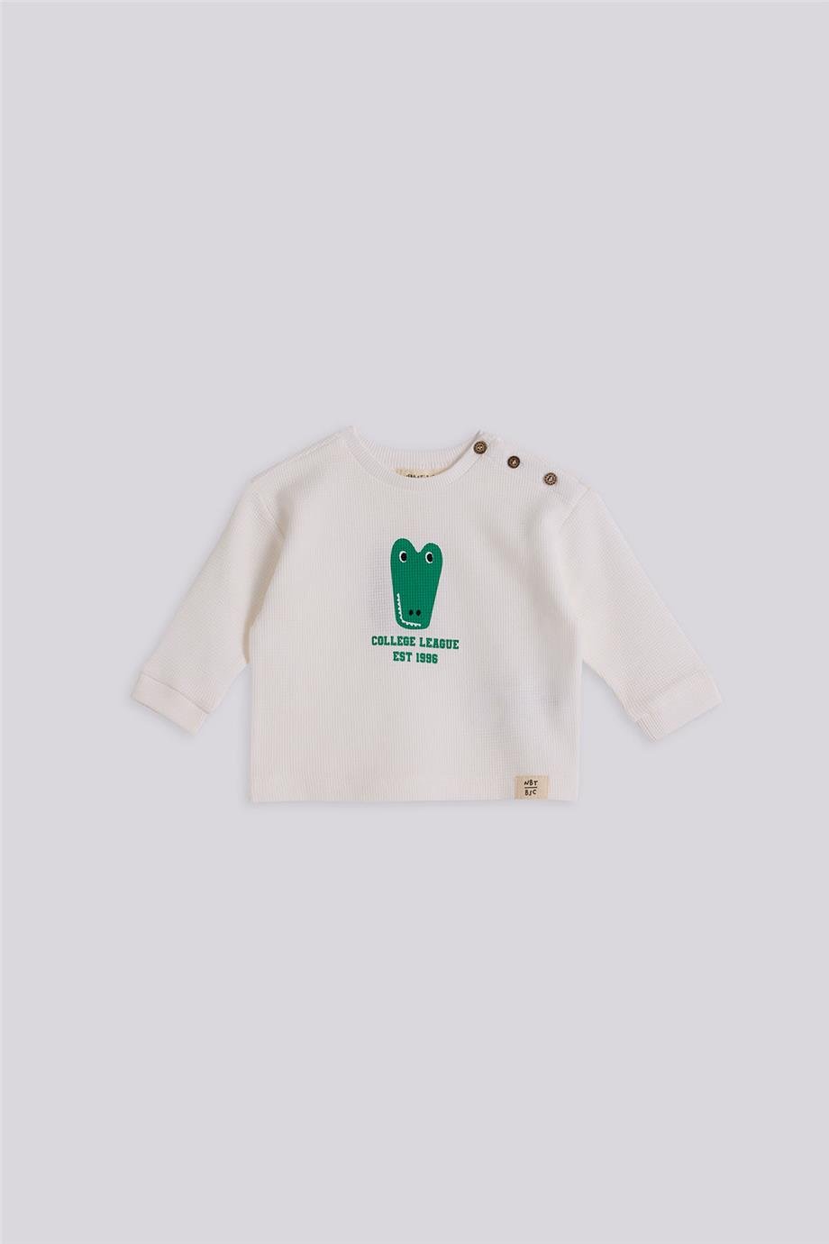 Gb Baby Basic Erkek Bebek Ekru Eşofman Takımı