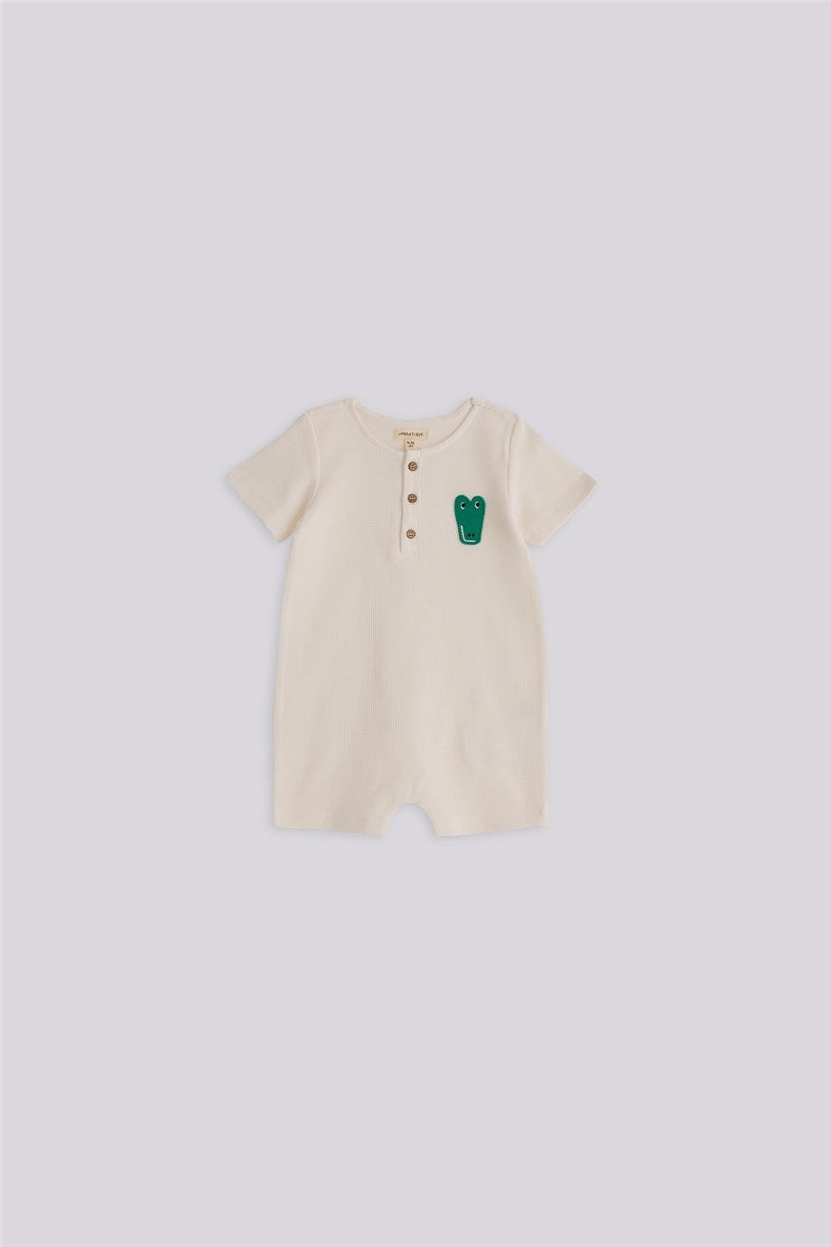 Gb Baby Basic Erkek Bebek Ekru Tulum