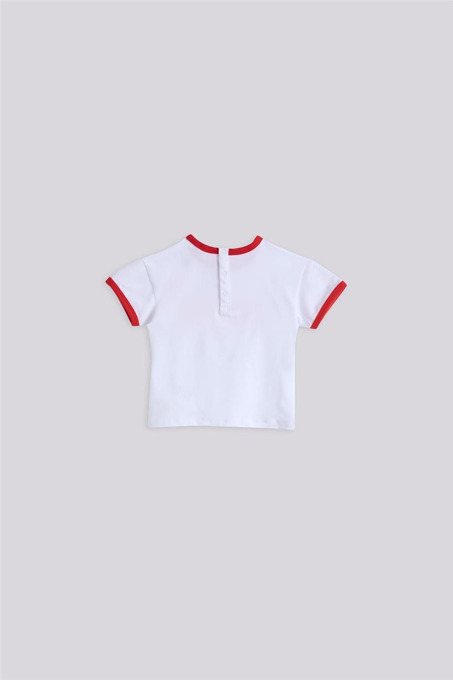 Gb Baby Basic Erkek Bebek Kırmızı Şort Ve Tshirt Takımı