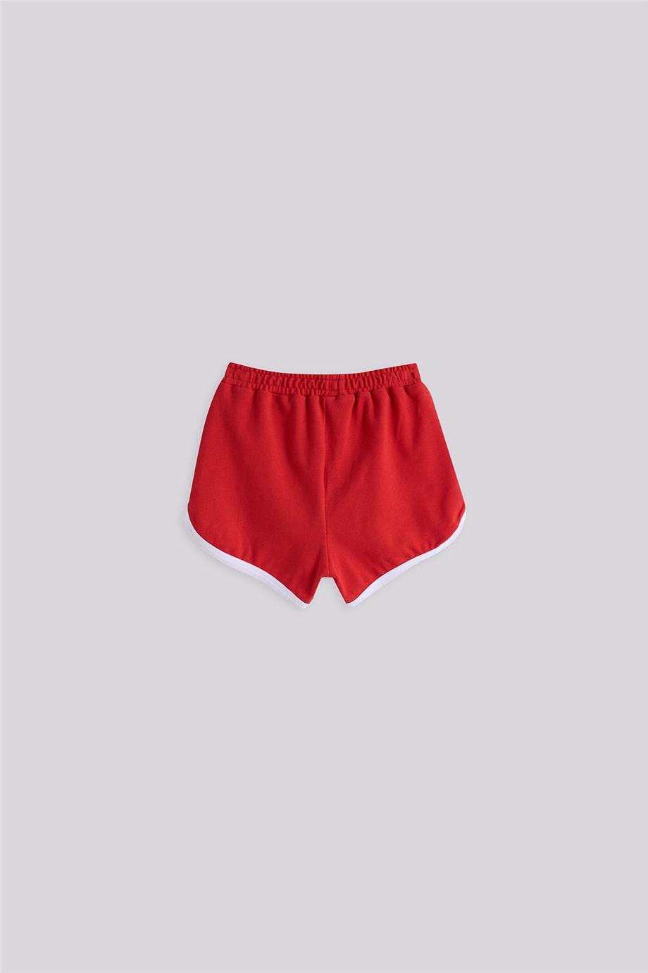 Gb Baby Basic Erkek Bebek Kırmızı Şort Ve Tshirt Takımı