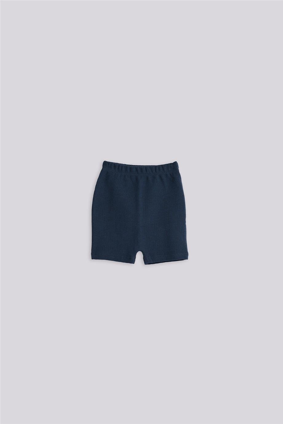 Gb Baby Basic Erkek Bebek Lacivert Body Ve Şort Takımı