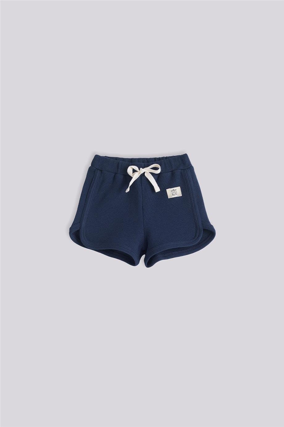 Gb Baby Basic Erkek Bebek Lacivert Şort Ve Tshirt Takımı