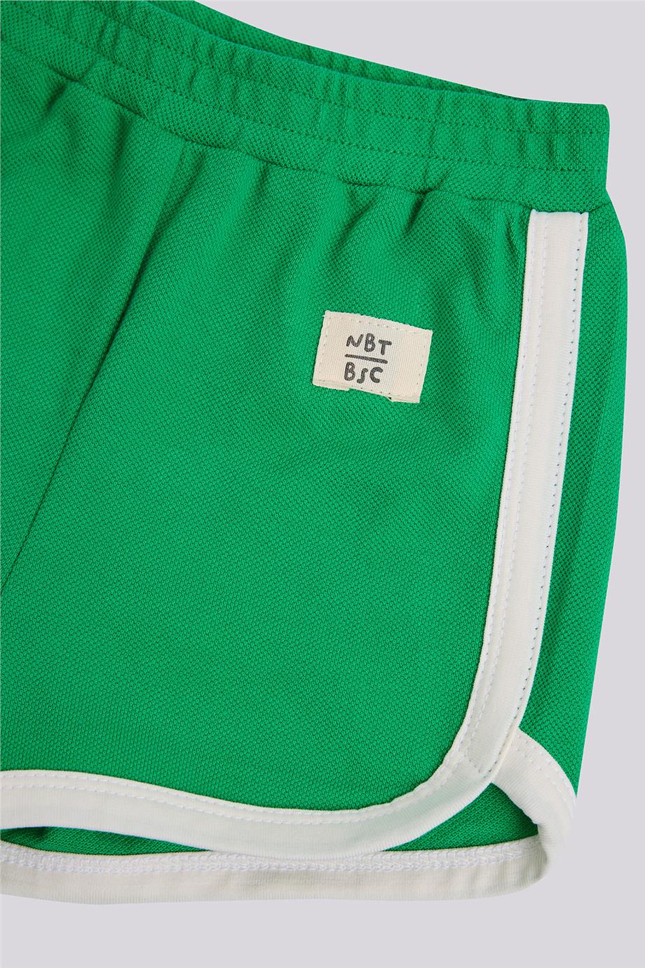 Gb Baby Basic Erkek Bebek Yeşil Şort Ve Tshirt Takımı
