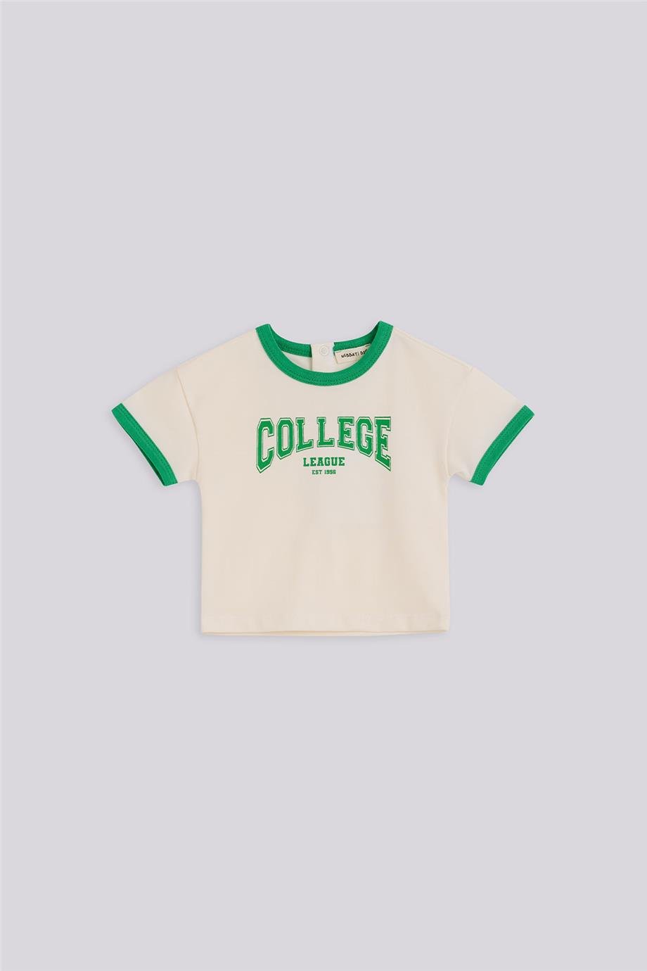 Gb Baby Basic Erkek Bebek Yeşil Şort Ve Tshirt Takımı
