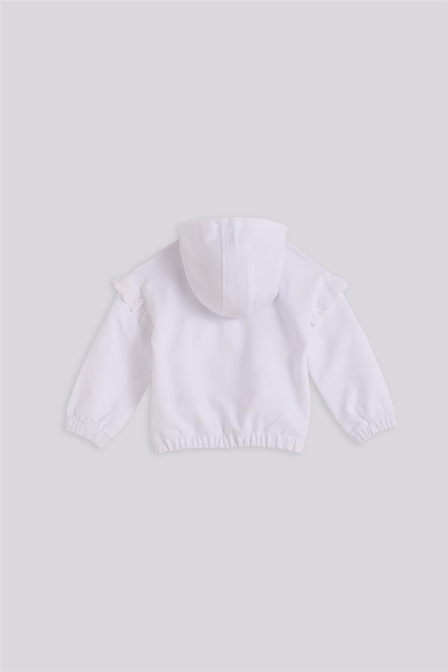 Gb Baby Basic Kız Bebek Beyaz Eşofman Takımı