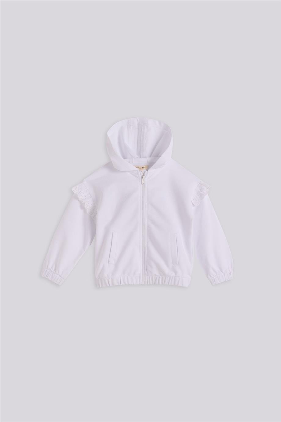 Gb Baby Basic Kız Bebek Beyaz Eşofman Takımı