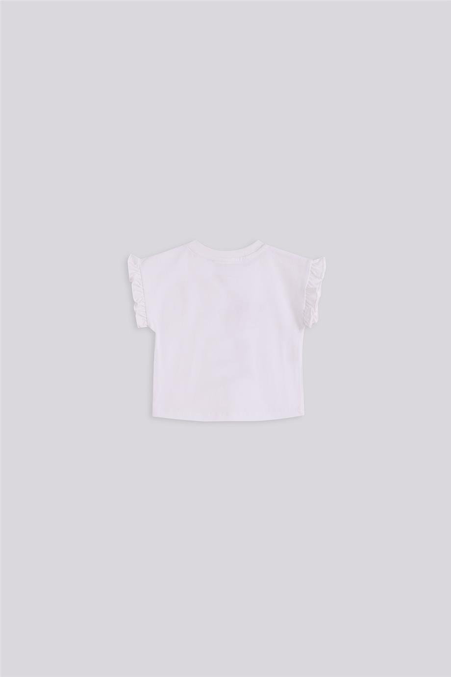 Gb Baby Basic Kız Bebek Desenli Şort Ve Tshirt Takımı