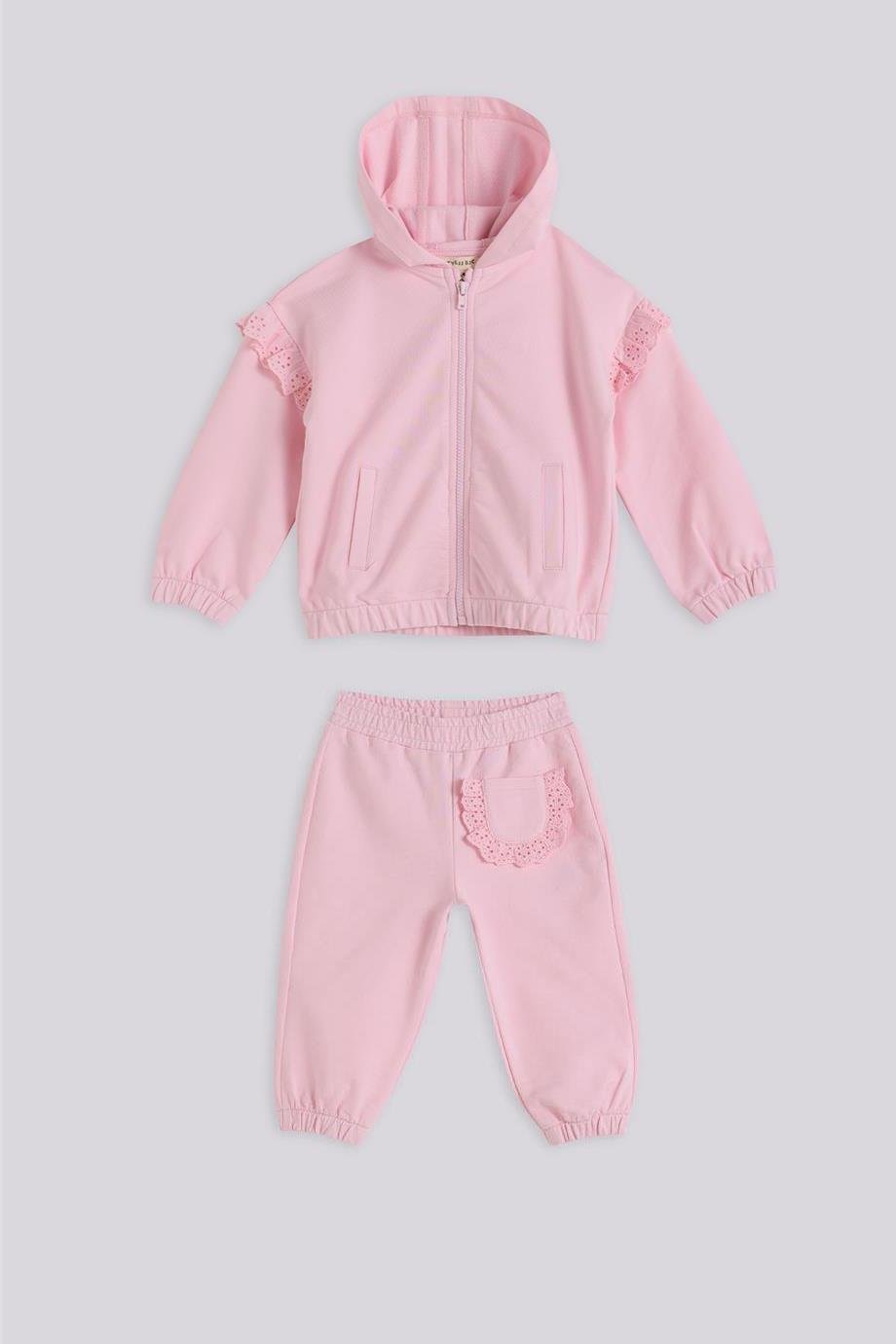 Gb Baby Basic Kız Bebek Pembe Eşofman Takımı