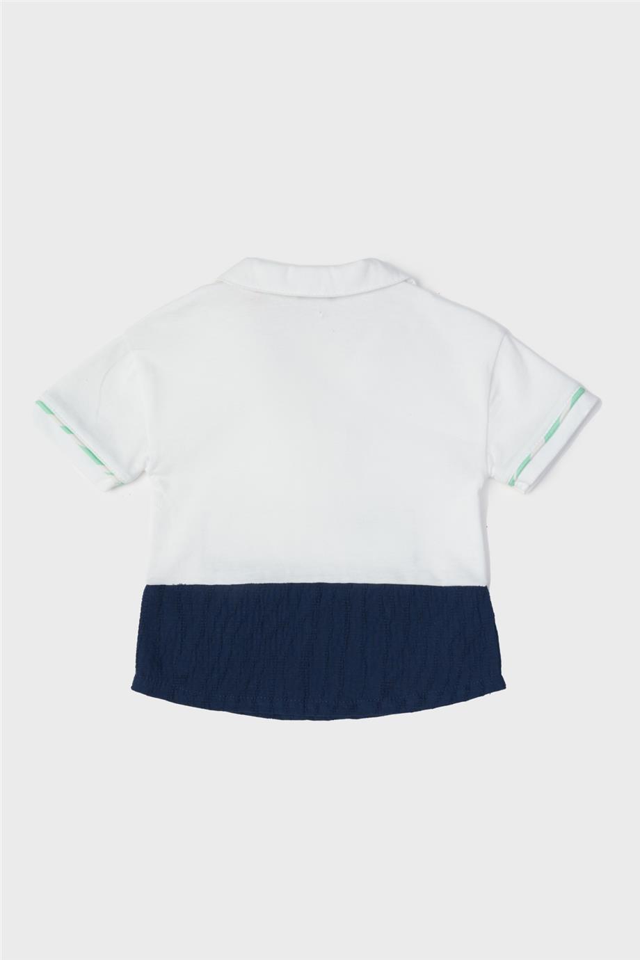 GB Baby Erkek Bebek Beyaz T-Shirt