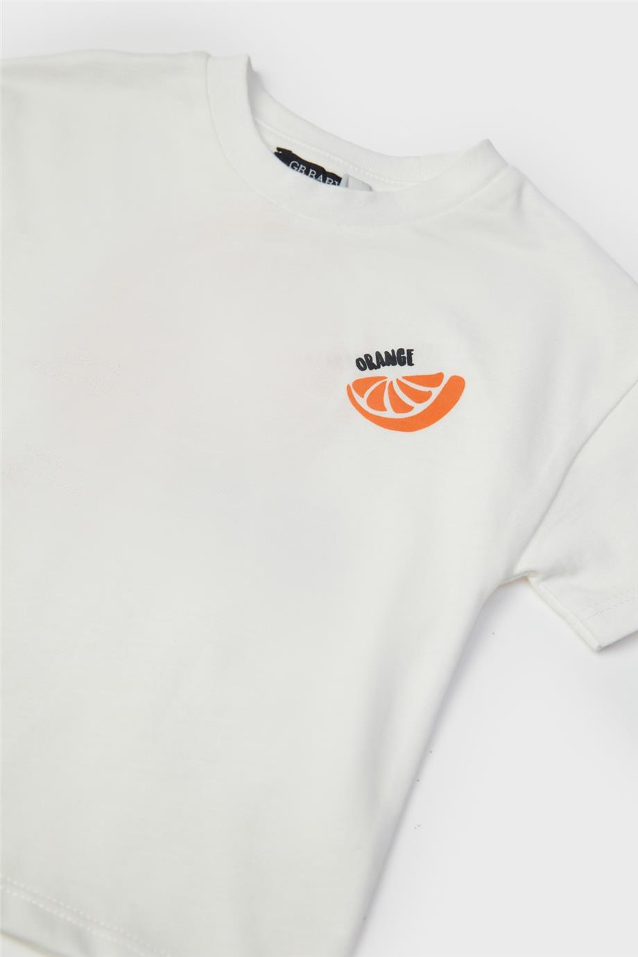 GB Baby Erkek Bebek Beyaz T-Shirt