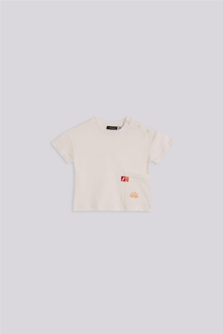 GB Baby Erkek Bebek Beyaz Tshirt