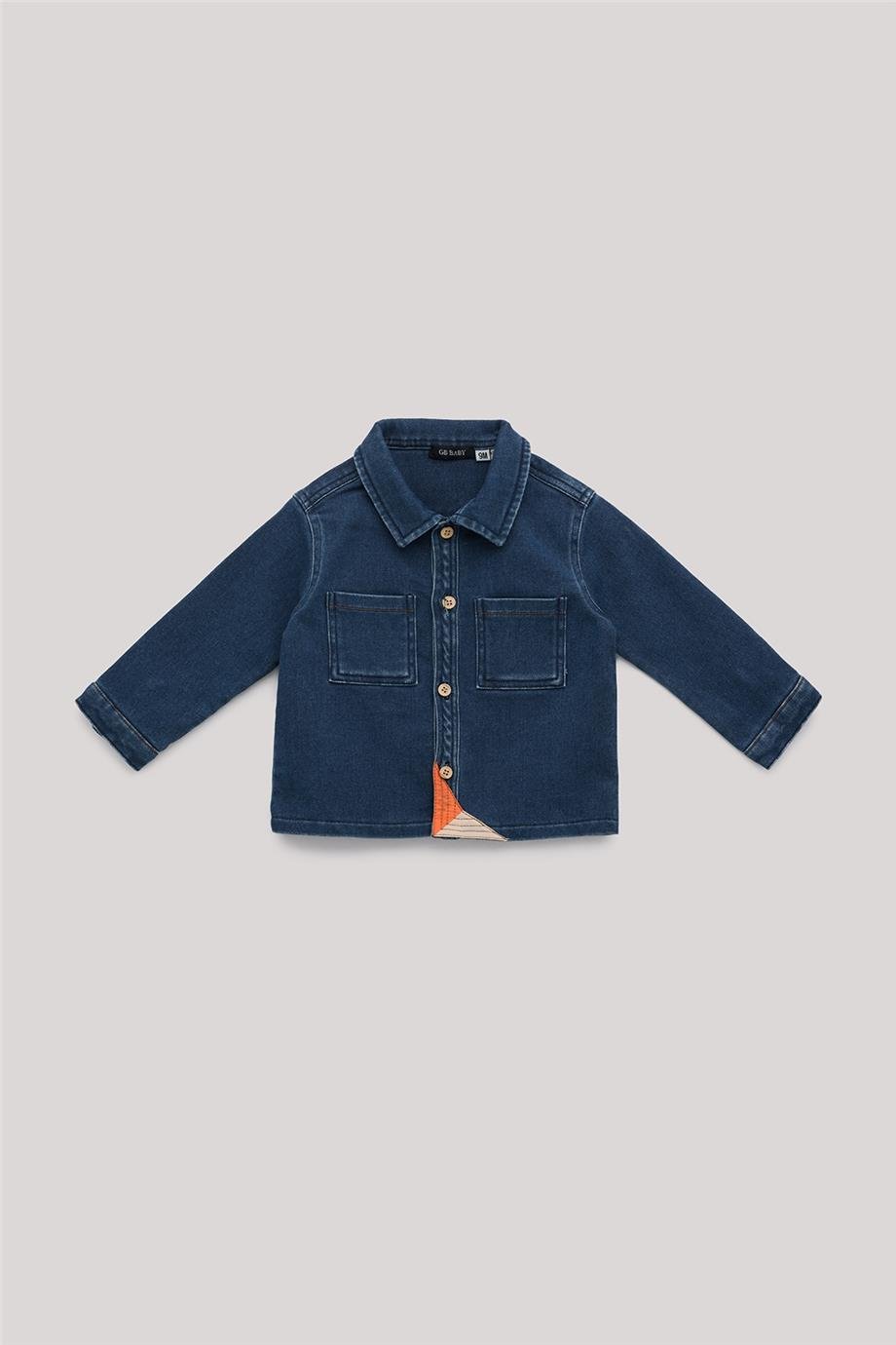 GB Baby Erkek Bebek Denim Gömlek