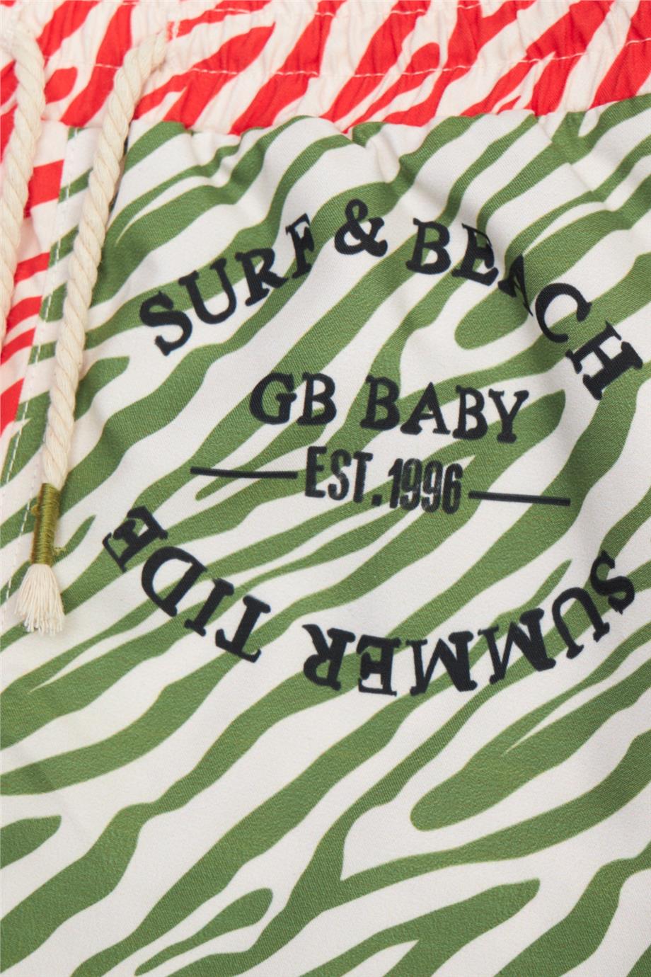 GB Baby Erkek Bebek Desenli Mayo