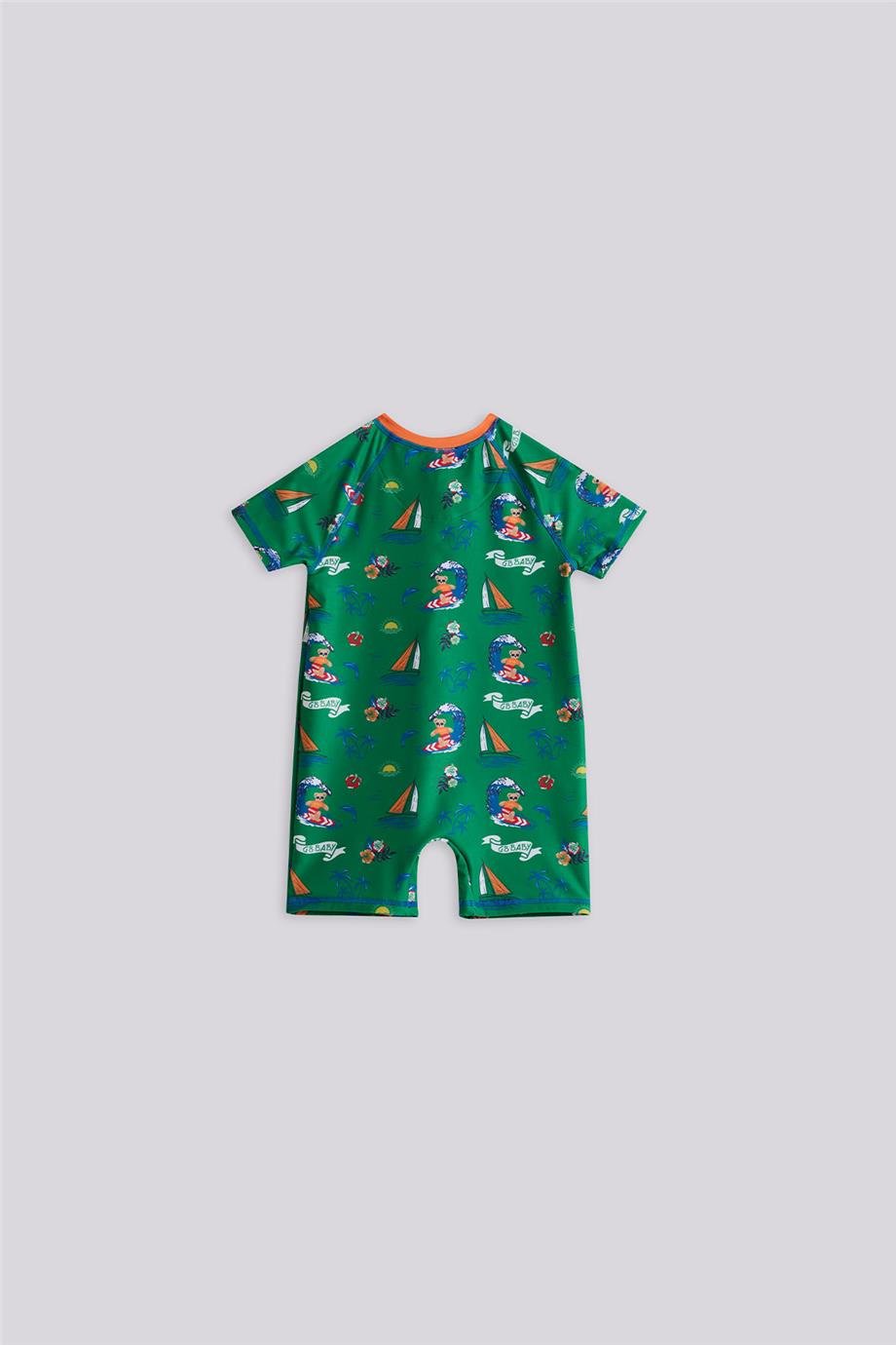 GB Baby Erkek Bebek Desenli Mayo
