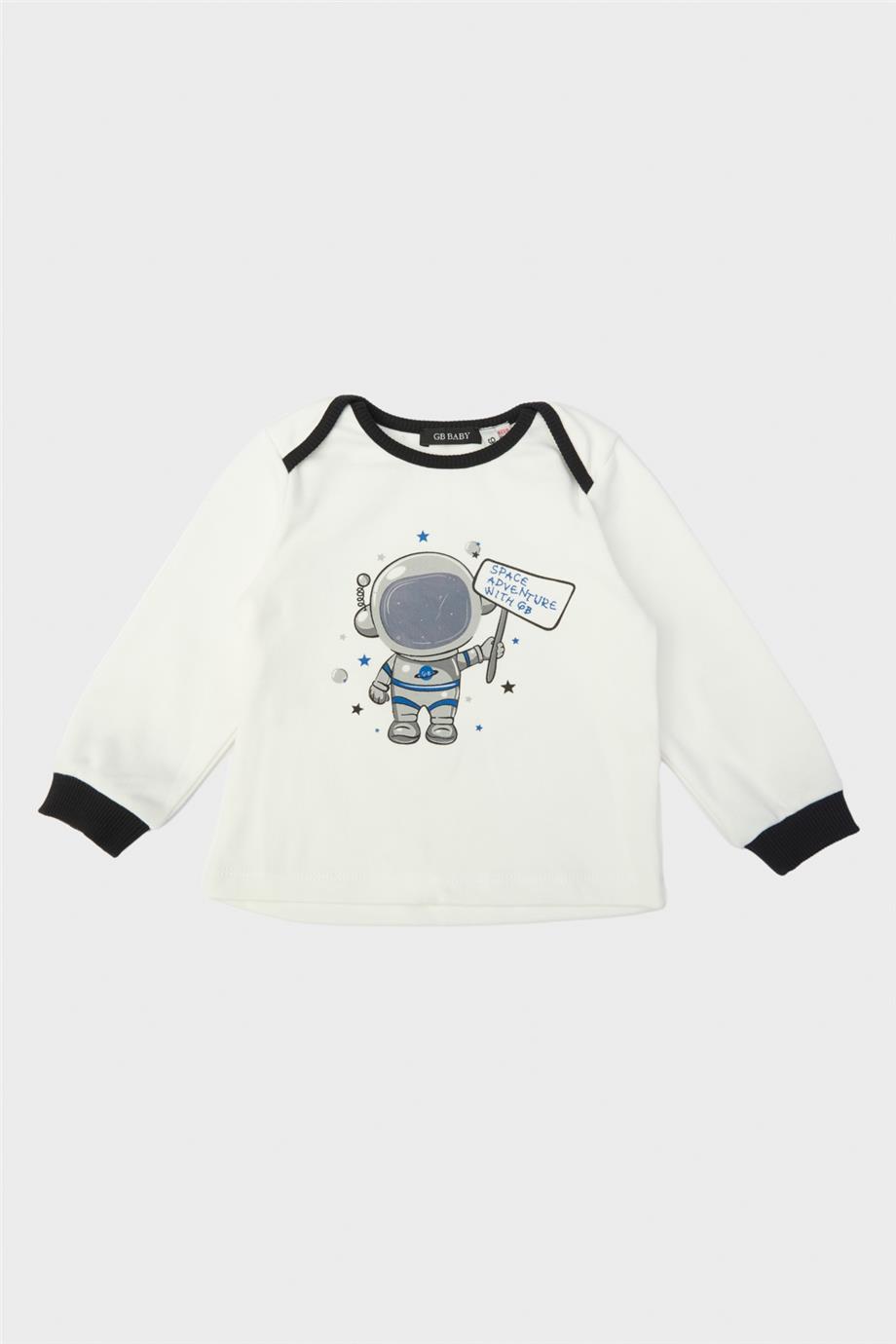 GB Baby Erkek Bebek Desenli Pijama Takımı
