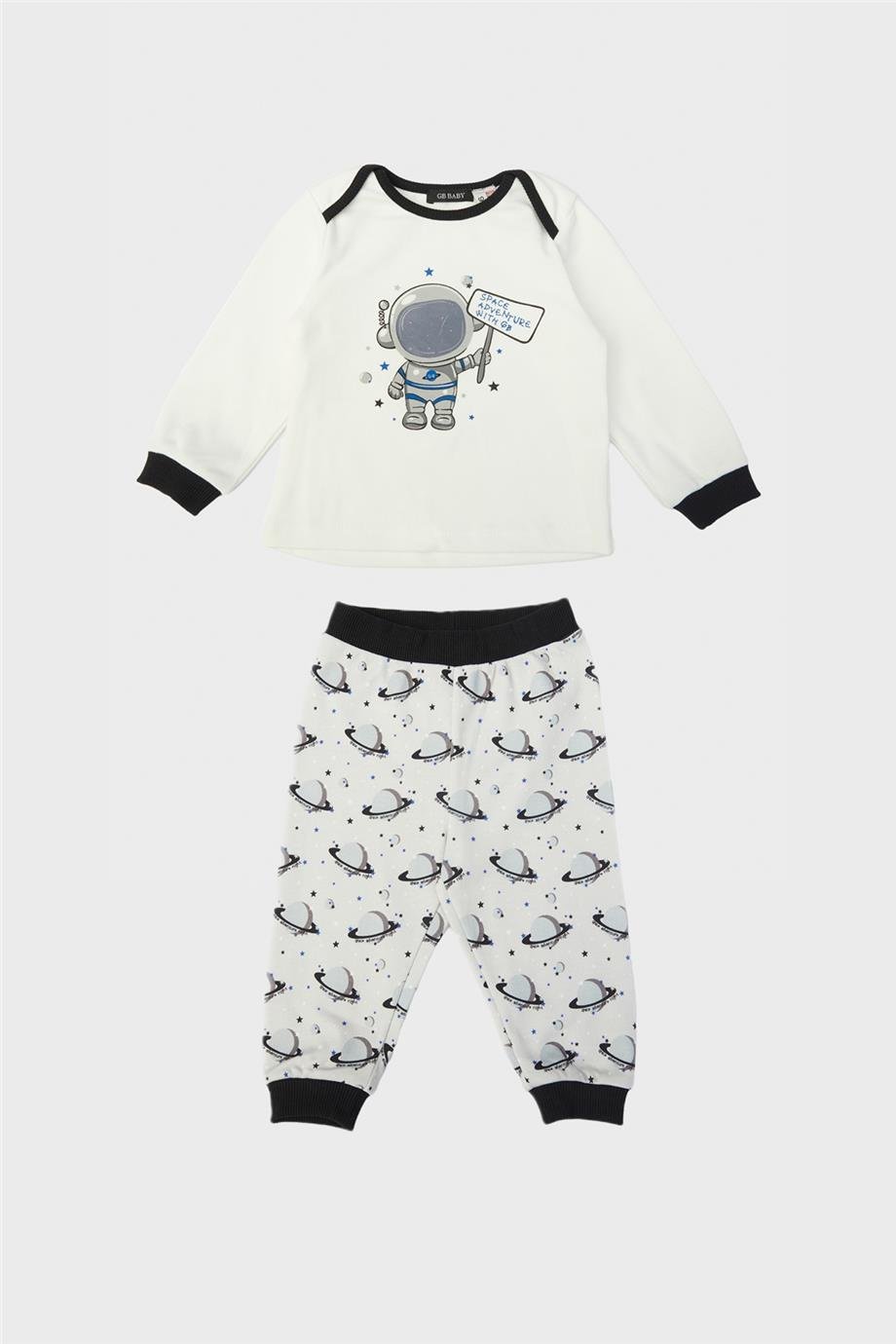 GB Baby Erkek Bebek Desenli Pijama Takımı